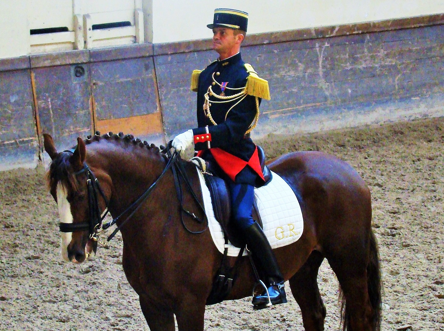 Reprise solo equitation academique avec serge cantin